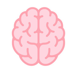 Vector icon illustration of a brain