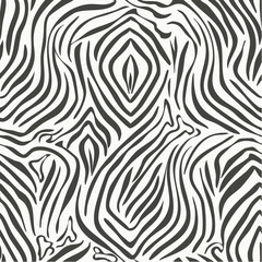 Obraz premium Seamless zebra fur pattern monochrome black and white stylish wild zebra print animal skin print background for fabric textile design advertising banner 3