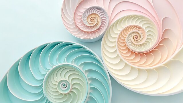 nautilus shell background