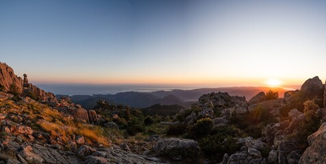 Mountain Sunset Panorama