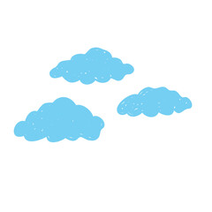 Simple Hand Drawn Clouds