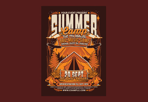 Summer Camp Flyer