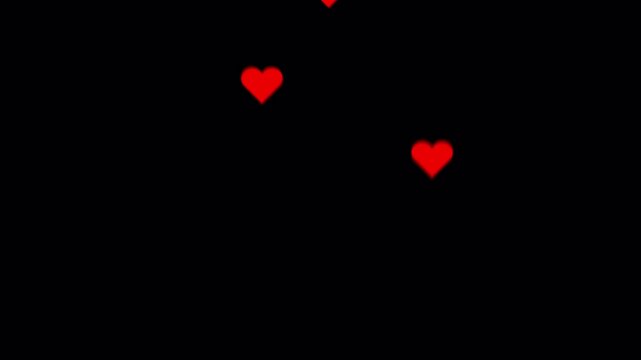 Social Media Live Animated Heart Overlay | Floating Heart Reaction Animation for Stream, Video & Content Creation | Animated Social Media Heart Overlay | Floating Reaction Hearts for Live Stream, Vide - Powered by Adobe
