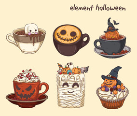 Sweet and Spooky Halloween Dessert and Drink Collection