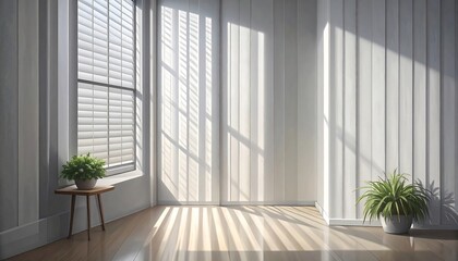 Bright, sunlit room interior