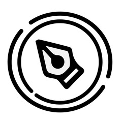 pen, pen, signs, writing, drawing, education, ink, instrument, luxury, nib, tip, writer, antique, calligraphy, classic, letter, modern, online, paper, pictogram, retro, set, vintage, black, fountain, 