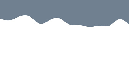 Modern abstract graphic with a soft gray wavy edge against a pristine white background, ideal for clean designs, headers, or overlays.