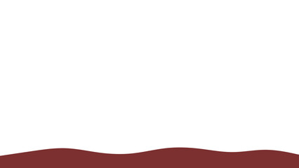 Clean graphic background with a subtle wavy dark red border at the bottom, offering a modern, minimalist design element for various digital and print uses.