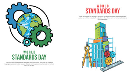 Engineering and Technology Icons for World Standards Day