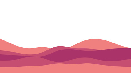 Abstract flowing waves in harmonious pink and purple tones. Modern graphic background for websites, presentations, and branding. Serene and versatile design.