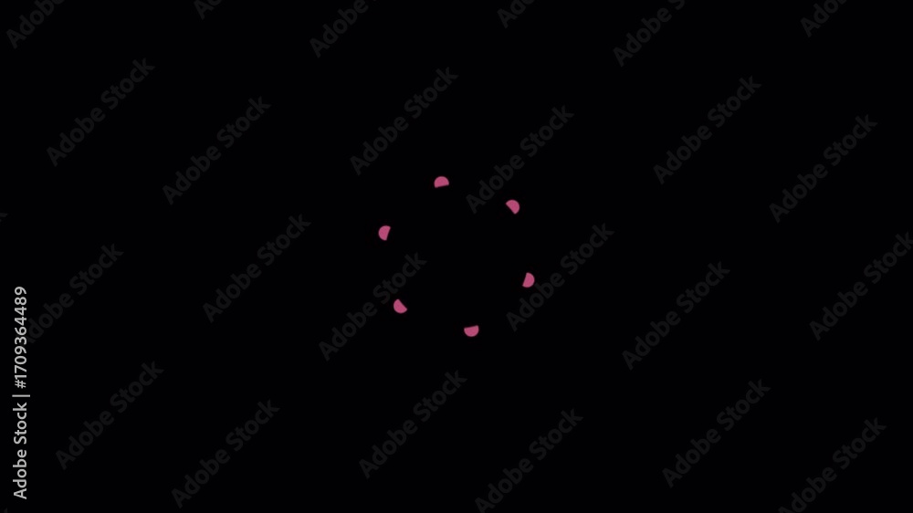 Aufkleber abstract circular light patterns in dark background.