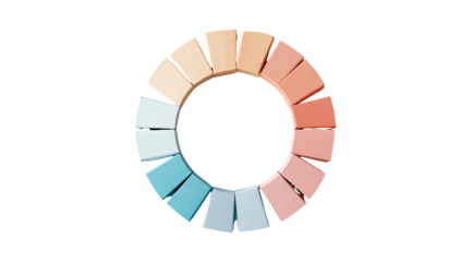 Circular color swatches arranged in a ring