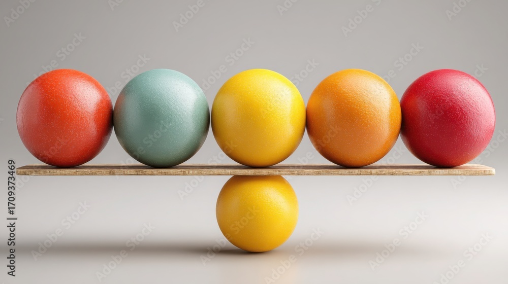 Poster row of vibrantly colored eggs displaying portfolio risk-to-reward panel for visual dashboard measure