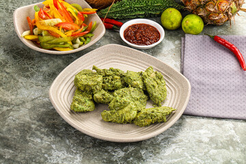 Indian cuisine - Mint chicken tikka
