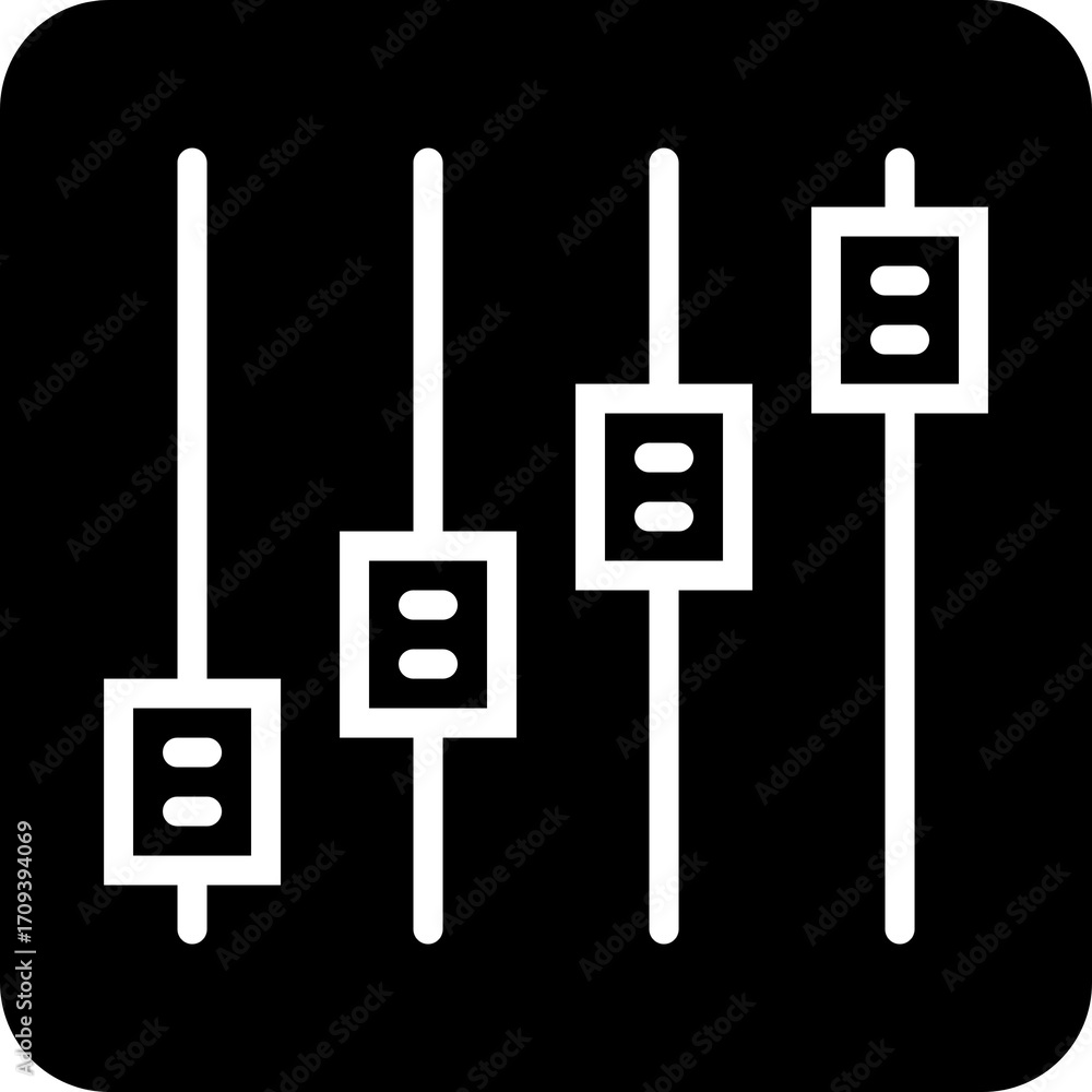 Poster advanced media control buttons with shuffle and repeat