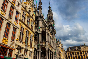 Obraz premium Maison du Roi (King's House or Bread house) in the Grote Markt (Grand Place) in Brussels, Belgium