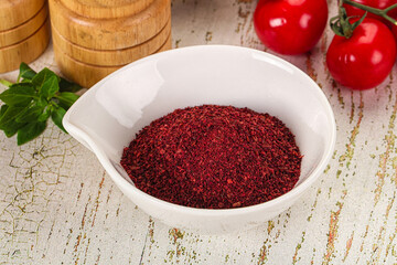 Natural organic Sumah powder for culinary