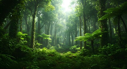Obraz premium Cinematic Mountain Landscape with Dramatic Clouds at Sunset