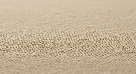 Close-up of Beige Fabric Texture Detailed Surface.