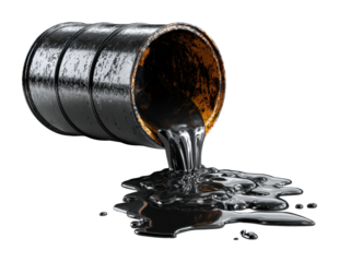 Spill incident industrial site digital urban environment isolated on transparent background