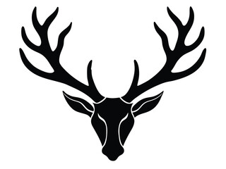 reindeer antlers vector icon