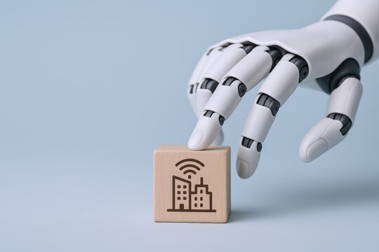 Robotic Arm Reaching for Smart City Block, Innovation and Technological Advancement in Urban Development