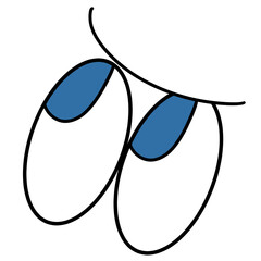 じろっ（青色）