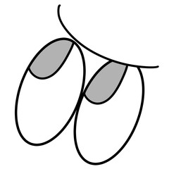 じろっ（灰色）