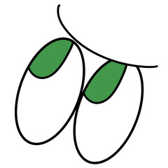 じろっ（緑色）