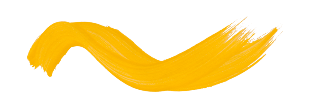 yellow watercolor background. Artistic hand paint. Isolated on transparent background.