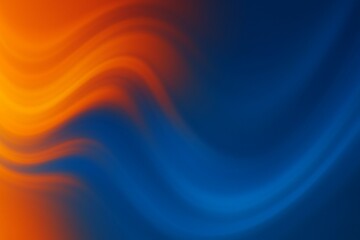 Fototapeta premium Abstract Orange and Blue Fluid Gradient Background