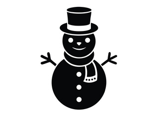 snowman vector icon