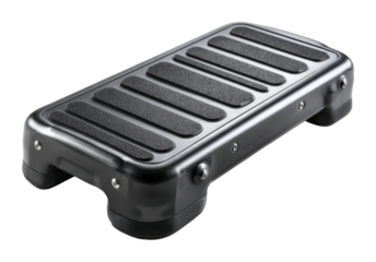 Fitness step workout equipment home gym product showcase perspective isolated on transparent background