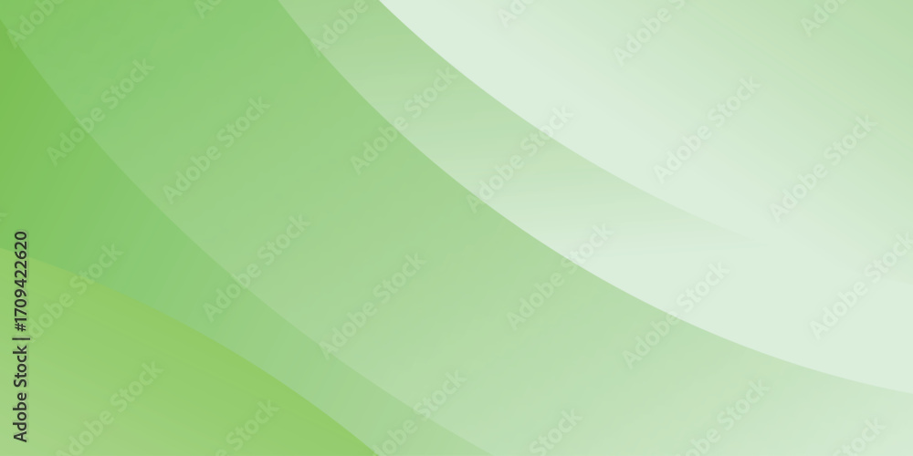 Aufkleber minimalist green gradient geometric abstract background. dynamic shape composition. modern concept f