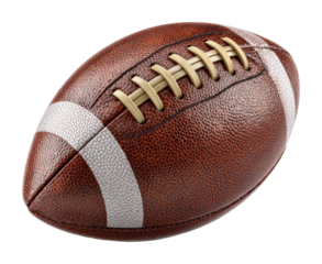 Exciting football game action stadium sports equipment isolated on transparent background