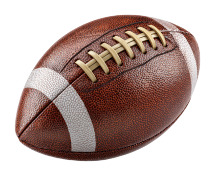 Exciting football game action stadium sports equipment isolated on transparent background