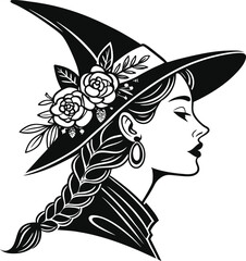 Enchanting Witch Silhouette Vector Collection with Magical Details