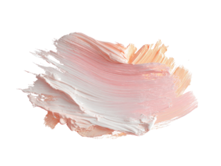 Abstract paint swatch, soft peach and blush tones