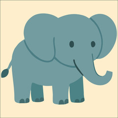 cute elephant vector ilustration