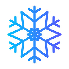 snowflake gradient icon