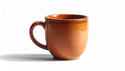 cup of clay on the white 