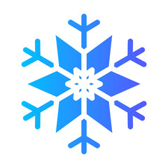 snowflake gradient icon