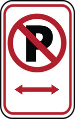 Traffic sign ? no parking dou...