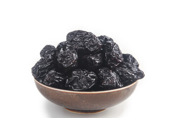 Xinjiang Dried Prunes in Bowl - Large Air-Dried Fruit Healthy Snack Food Ingredient