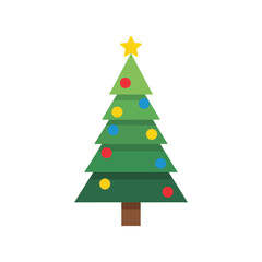tree of christmast vector