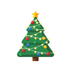 tree of christmast vector
