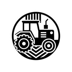 ai in agriculture tractor icon 