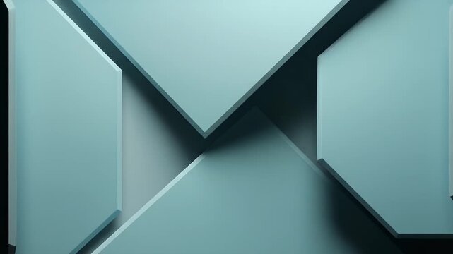 Modern Abstract Geometric Light Blue Pattern Background Design.