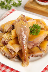 Hubei Salt-Baked Preserved Chicken Slices - Traditional Chinese Specialty Dish