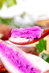 Pink and White Layered Ice Cream Popsicles on Wooden Spoon Sweet Frozen Dessert